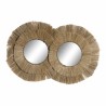 Espejo de pared DKD Home Decor Cristal Jute (117 x 6 x 77 cm)