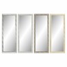 Espejo de pared DKD Home Decor 36 x 2 x 95,5 cm Cristal Natural Gris Marrón Blanco Poliestireno Tropical Hoja de planta (4 Piez