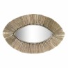 Espejo de pared DKD Home Decor Cristal Natural Jute (54 x 3 x 34 cm)