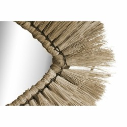 Espejo de pared DKD Home Decor Cristal Natural Jute (54 x 3 x 34 cm)