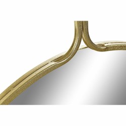 Espejo de pared DKD Home Decor Espejo Dorado Metal (72 x 2 x 91,5 cm)