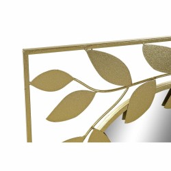 Espejo de pared DKD Home Decor Espejo Dorado Metal Laurel (120 x 2,5 x 120 cm)