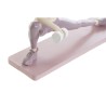 Figura Decorativa DKD Home Decor Rosa Yoga Scandi 20 x 8 x 16,5 cm