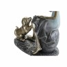 Figura Decorativa DKD Home Decor Azul Dorado Mujer 13 x 8,5 x 17,5 cm