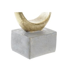 Figura Decorativa DKD Home Decor Gris Dorado 12 x 8 x 25 cm