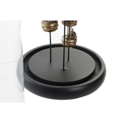 Figura Decorativa DKD Home Decor Negro Dorado 14 x 14 x 22 cm