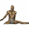 Figura Decorativa DKD Home Decor Dorado Resina Gimnasta Moderno (36 x 19 x 46 cm)