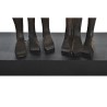 Figura Decorativa DKD Home Decor Negro Cobre Resina Personas Moderno (40 x 10,5 x 34,5 cm)