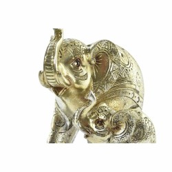 Figura Decorativa DKD Home Decor Dorado Elefante Colonial 17 x 11 x 15 cm