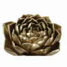 Figura Decorativa DKD Home Decor Dorado Flor 18 x 18,5 x 7,2 cm