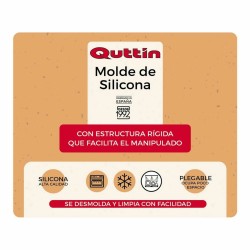 Molde para Horno Quttin Silicona Ru00edgido 31 x 28,5 x 5,3 cm (8 Unidades)