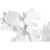 Figura Decorativa DKD Home Decor Blanco Coral Mediterráneo 28,5 x 16,5 x 42,4 cm