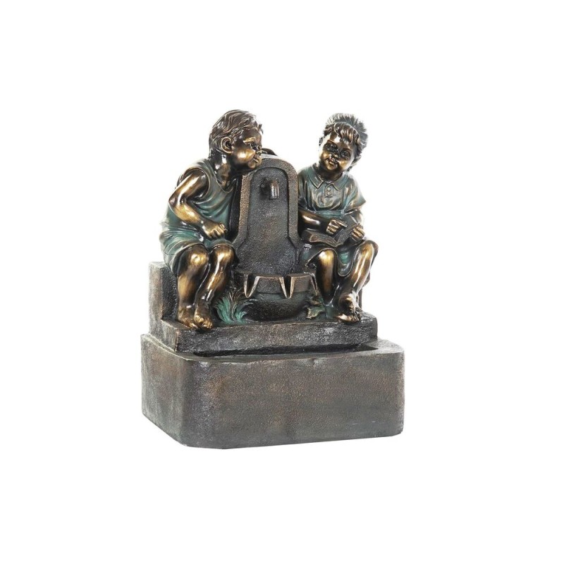 Fuente de Jardín DKD Home Decor Bronce Resina Niños (47 cm)