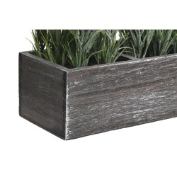 Planta Decorativa DKD Home Decor Madera Polietileno 32 x 14 x 19,5 cm (2 Unidades)