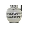 Jarrón DKD Home Decor 15 x 15 x 28 cm Porcelana Negro Blanco Colonial