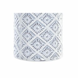 Jarrón DKD Home Decor 14 x 14 x 45 cm Porcelana Azul Blanco Mediterráneo