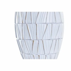 Jarrón DKD Home Decor Blanco Resina Moderno (19 x 19 x 60 cm)