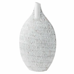 Jarrón DKD Home Decor Blanco Resina Moderno 32 x 13 x 57 cm