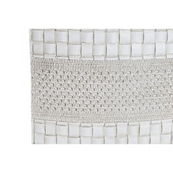 Jarrón DKD Home Decor Blanco Resina Moderno (30 x 10 x 45 cm)