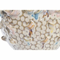 Jarrón DKD Home Decor Marrón Porcelana Mediterráneo 17 x 17 x 13 cm