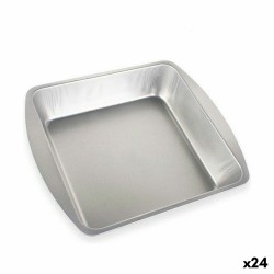 Molde para Horno Quttin Acero al carbono 24 x 20,5 x 4 cm (24 Unidades)