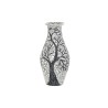 Jarrón DKD Home Decor Árbol Blanco Negro Blanco/Negro Cristal Terracota 29 x 29 x 60 cm