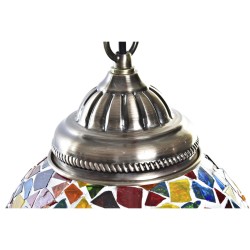 Lámpara de Techo DKD Home Decor Cristal Metal 20 x 20 x 36 cm Multicolor 50 W (2 Unidades)