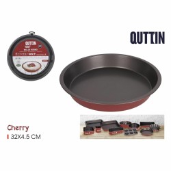 Molde para Horno Quttin Cherry Acero al carbono 32 x 32 x 5 cm (12 Unidades)