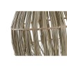 Pantalla de Lámpara DKD Home Decor Fibra natural (36 x 36 x 48 cm)