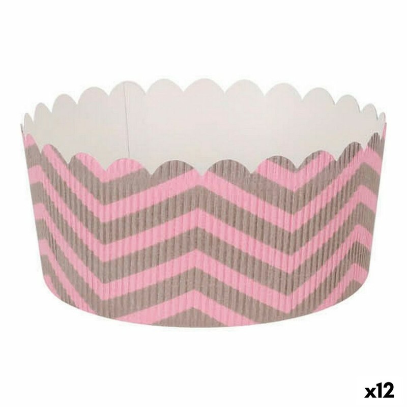 Molde para Reposteru00eda Quttin Rosa 6 Piezas 12 x 6 cm (12 Unidades)