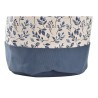 Cesto para la Ropa Sucia DKD Home Decor Azul Blanco Plástico 30 x 30 x 40 cm