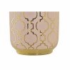 Jarrón DKD Home Decor Porcelana Rosa Dorado Oriental (15 x 15 x 41,5 cm)