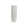 Jarrón DKD Home Decor 20 x 12 x 58 cm Blanco Resina Moderno