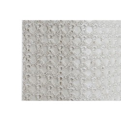 Jarrón DKD Home Decor 20 x 12 x 58 cm Blanco Resina Moderno