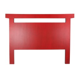 Cabecero de Cama DKD Home Decor Negro Rojo Madera Abeto Madera MDF 160 x 4 x 120 cm