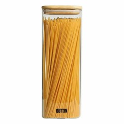 Tarro Quttin Bambu00fa Cuadrado 2,15 L 10,2 x 28 cm (12 Unidades)