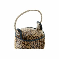 Sujetador de puerta DKD Home Decor Leopardo 19 x 19 x 19 cm