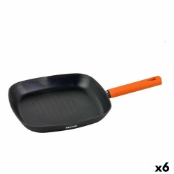 Sartu00e9n Asadora Quttin Gastro Negro Naranja 47 x 29,7 x 4 cm (6 Unidades)