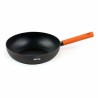 Sartu00e9n Wok Quttin Gastro Negro Naranja 47 x 29 x 8 cm (6 Unidades)