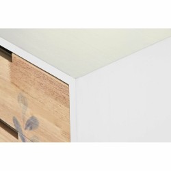 Cajonera DKD Home Decor Natural Madera de caucho Blanco Granate Madera de Paulonia (40 x 30 x 78 cm)