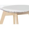 Silla de Comedor DKD Home Decor Blanco Transparente Natural 54 x 47 x 81 cm