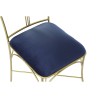 Silla de Comedor DKD Home Decor Azul Dorado 45 x 42 x 88,5 cm