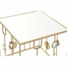 Juego de 2 Mesitas DKD Home Decor Dorado 50 x 50 x 50 cm