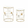 Juego de 2 Mesitas DKD Home Decor Dorado 40 x 40 x 54,5 cm